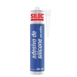 Borracha de silicone incolor acético uso geral 280ml SILOC