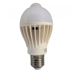 Lâmpada LED 5W Luz Branca com sensor de presença CTB